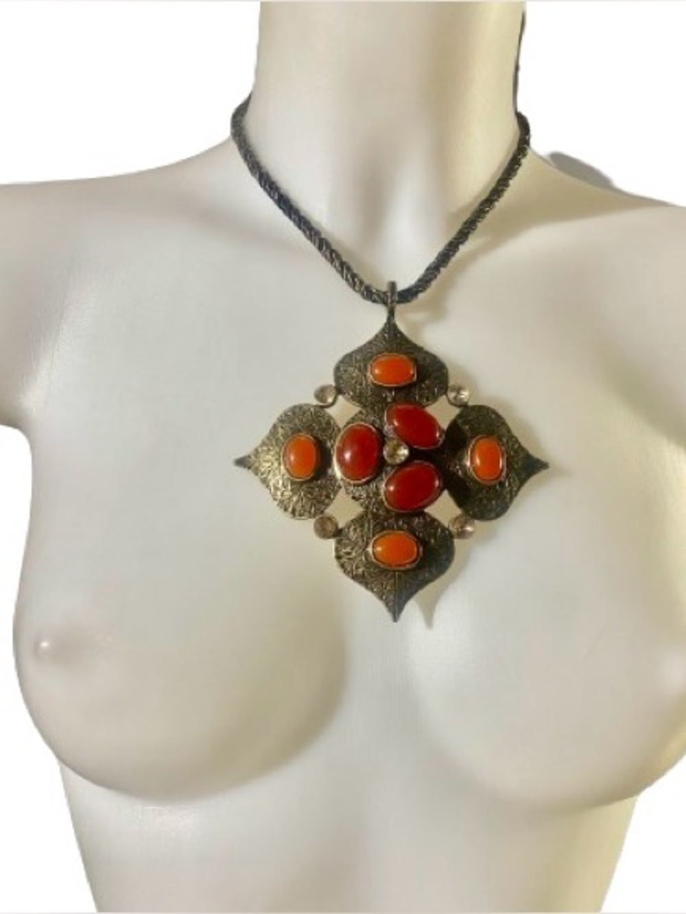 Banana Republic Stamped Vintage Oversized Pendant